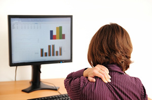 Dzemdes kakla osteohondroze sievietei, kas sēž pie datora